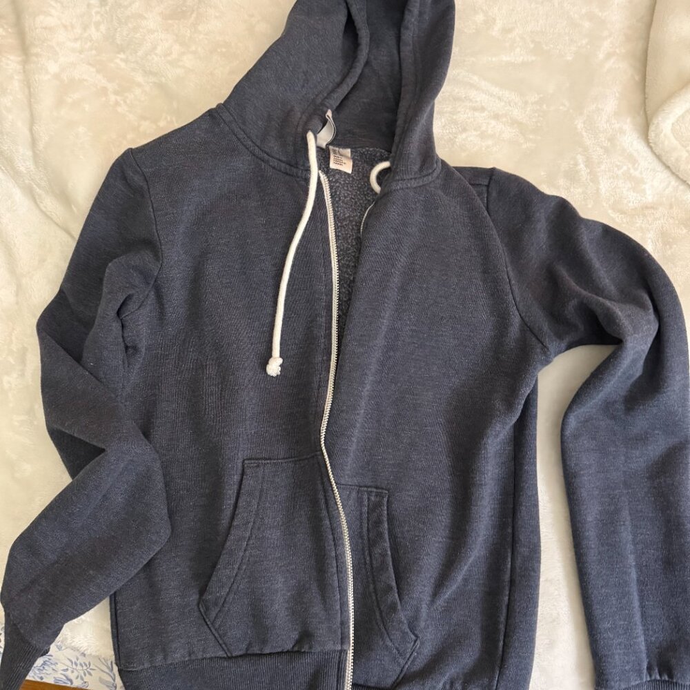 h&m basic zip up